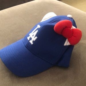 Hello Kitty Dodgers Baseball Hat 
